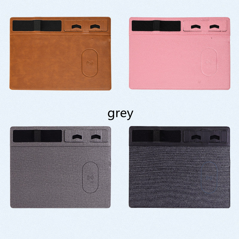 Tapis de souris de chargement sans fil créatif multifonctionnel avec support de Téléphone