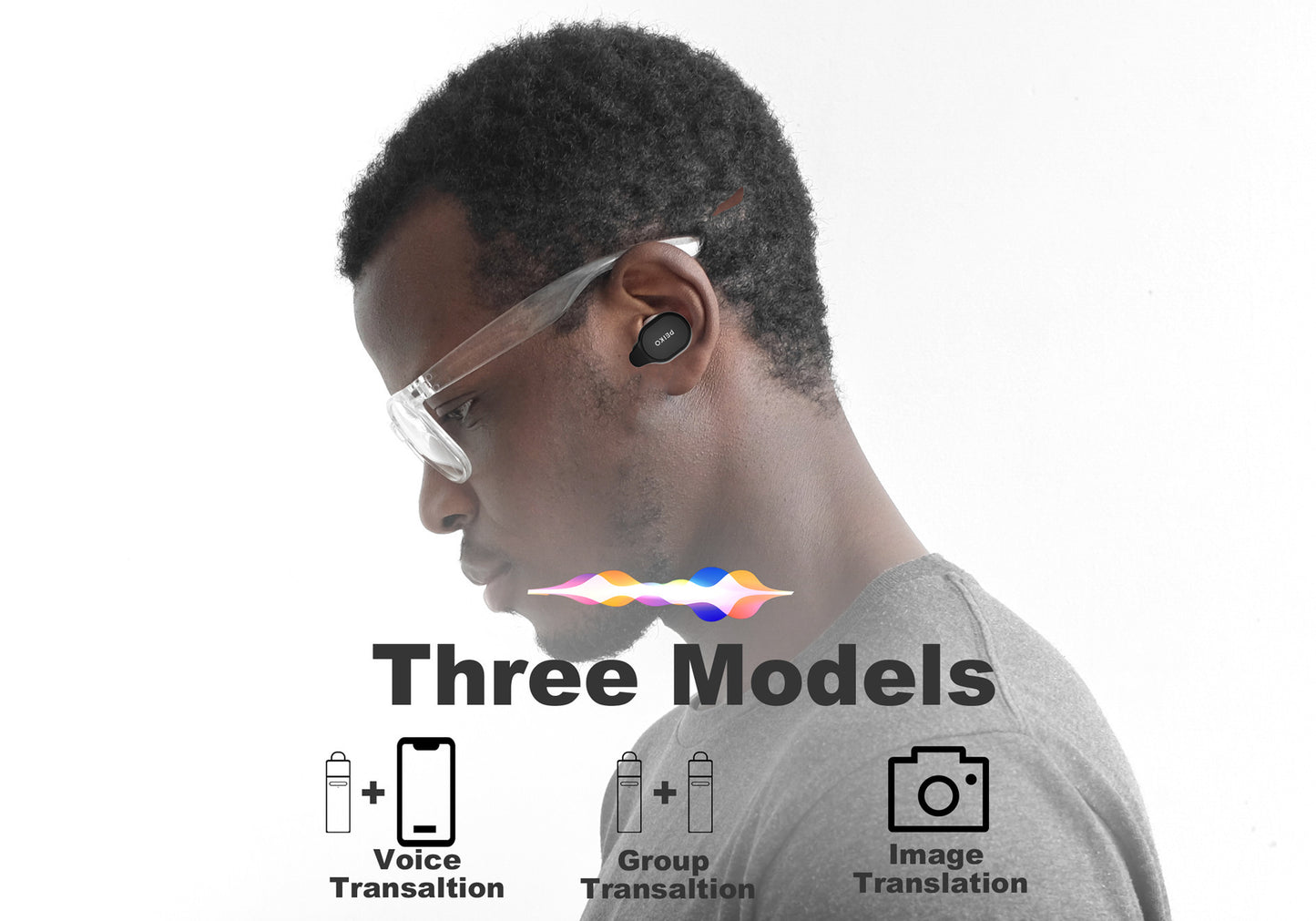 Écouteurs Bluetooth intelligents pour la traduction instantanée