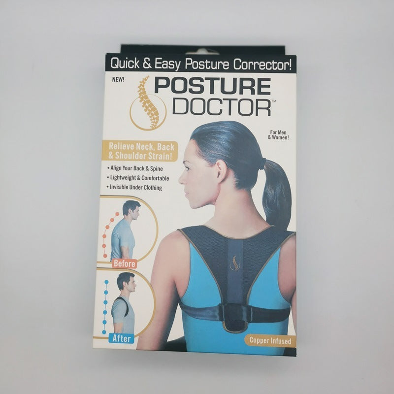 Bande d'orthèses de posture de dos de ceinture claviculaire posture assise anti-bosse Posture correctrice d'épaule correctrice posture réglable