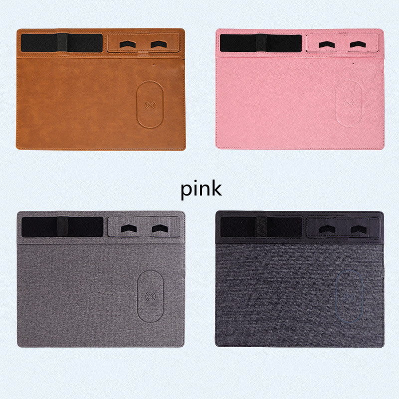 Tapis de souris de chargement sans fil créatif multifonctionnel avec support de Téléphone