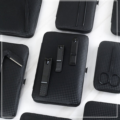 Ciseaux professionnels coupe-ongles ensemble oreille cuillère peau morte pince ongles coupe pinces pédicure couteau ongles rainure